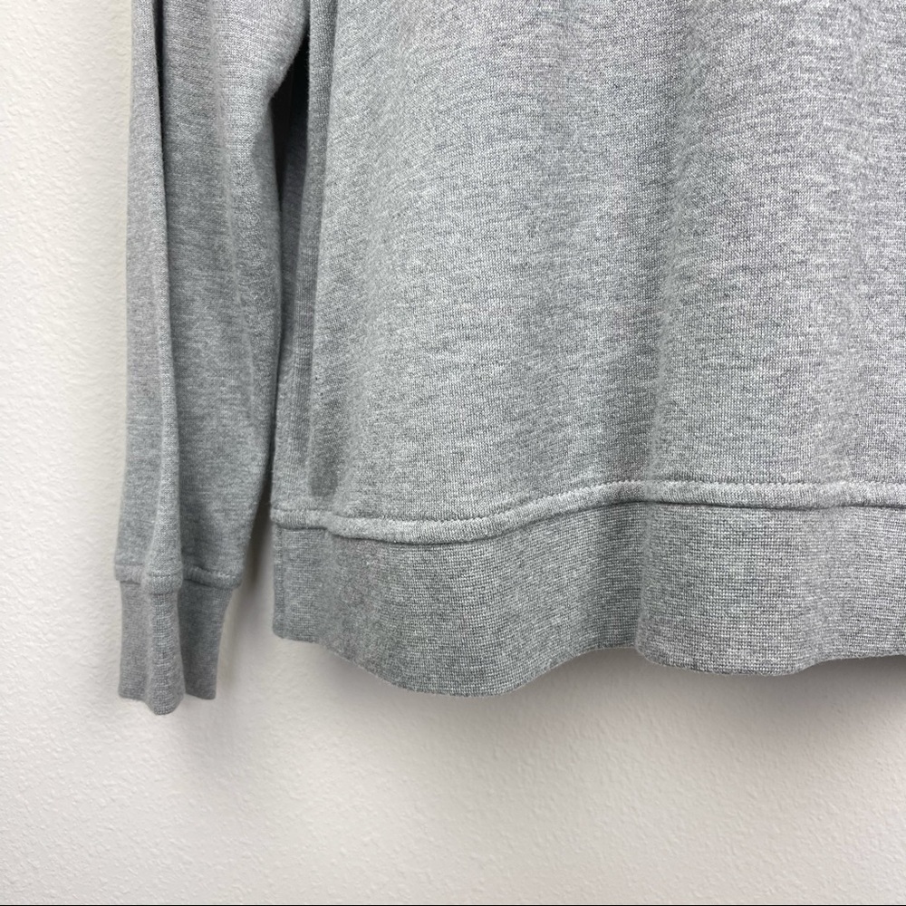 NWT Cremieux Grey Shawl Collar Cotton Sweater XL - Picture 5 of 10